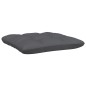 vidaXL Muebles de jardín 3 pzas con cojines negro madera maciza pino vidaXL Muebles de jardín 3 pzas con cojines negro madera maciza pino