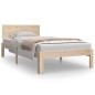 vidaXL Estructura de cama madera maciza 90x190 cm vidaXL Estructura de cama madera maciza 90x190 cm