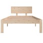 vidaXL Estructura de cama madera maciza 90x190 cm vidaXL Estructura de cama madera maciza 90x190 cm