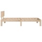 vidaXL Estructura de cama madera maciza 90x190 cm vidaXL Estructura de cama madera maciza 90x190 cm