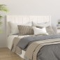 vidaXL Cabecero de cama madera maciza de pino blanco 140,5x4x100 cm vidaXL Cabecero de cama madera maciza de pino blanco 140,5x4x100 cm
