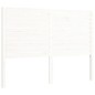 vidaXL Estructura de cama con cabecero madera maciza blanco 120x200 cm vidaXL Estructura de cama con cabecero madera maciza blanco 120x200 cm