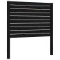 vidaXL Estructura de cama con cabecero madera maciza negro 100x200 cm vidaXL Estructura de cama con cabecero madera maciza negro 100x200 cm