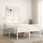 vidaXL Cama para personas mayores con cabecero madera maciza 140x190cm vidaXL Cama para personas mayores con cabecero madera maciza 140x190cm