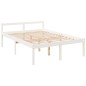 vidaXL Cama para personas mayores con cabecero madera maciza 140x190cm vidaXL Cama para personas mayores con cabecero madera maciza 140x190cm