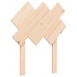 vidaXL Cama para personas mayores con cabecero madera maciza vidaXL Cama para personas mayores con cabecero madera maciza