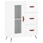 vidaXL Aparador alto madera contrachapada blanco brillo 69,5x34x180 cm vidaXL Aparador alto madera contrachapada blanco brillo 69,5x34x180 cm