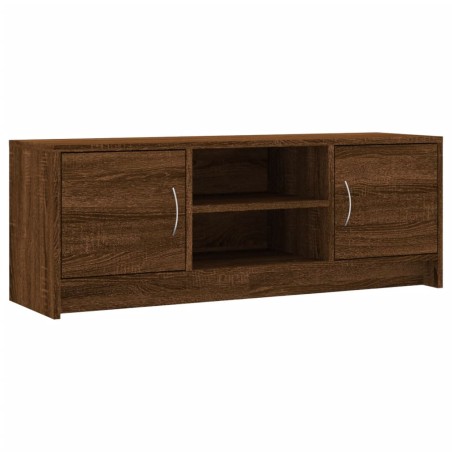 vidaXL Mueble para TV madera de ingeniería roble marrón 102x30x37,5 cm