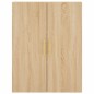 vidaXL Aparador alto madera contrachapada color roble 69,5x34x180 cm