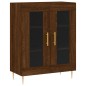 vidaXL Aparador alto madera contrachapada marrón roble 69,5x34x180 cm vidaXL Aparador alto madera contrachapada marrón roble 69,5x34x180 cm