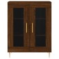 vidaXL Aparador alto madera contrachapada marrón roble 69,5x34x180 cm vidaXL Aparador alto madera contrachapada marrón roble 69,5x34x180 cm