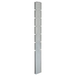 vidaXL Postes de valla de jardín 20 uds acero galvanizado plata 180 cm