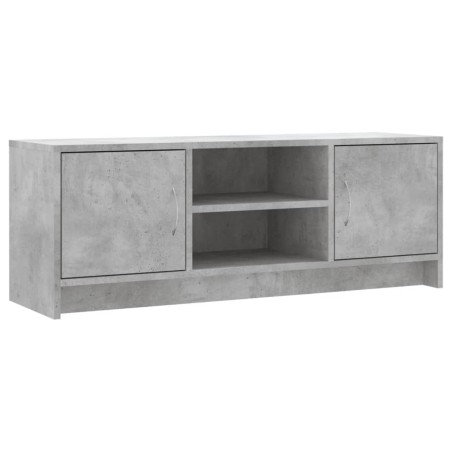 vidaXL Mueble de TV madera de ingeniería gris hormigón 102x30x37,5 cm