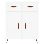 vidaXL Aparador alto madera contrachapada blanco 69,5x34x180 cm vidaXL Aparador alto madera contrachapada blanco 69,5x34x180 cm