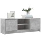 vidaXL Mueble de TV madera de ingeniería gris hormigón 102x30x37,5 cm vidaXL Mueble de TV madera de ingeniería gris hormigón 102x30x37,5 cm
