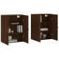 vidaXL Armarios de pared 2 unidades marrón roble 69,5x34x90 cm vidaXL Armarios de pared 2 unidades marrón roble 69,5x34x90 cm
