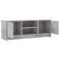 vidaXL Mueble de TV madera de ingeniería gris hormigón 102x30x37,5 cm vidaXL Mueble de TV madera de ingeniería gris hormigón 102x30x37,5 cm