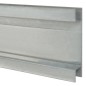 vidaXL Postes de valla de jardín 20 uds acero galvanizado plata 220 cm vidaXL Postes de valla de jardín 20 uds acero galvanizado plata 220 cm