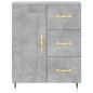 vidaXL Aparador alto madera contrachapada gris hormigón 69,5x34x180 cm vidaXL Aparador alto madera contrachapada gris hormigón 69,5x34x180 cm