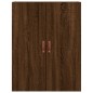 vidaXL Aparador alto madera contrachapada marrón roble 69,5x34x180 cm vidaXL Aparador alto madera contrachapada marrón roble 69,5x34x180 cm