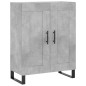vidaXL Aparador alto madera contrachapada gris hormigón 69,5x34x180 cm vidaXL Aparador alto madera contrachapada gris hormigón 69,5x34x180 cm