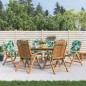 vidaXL Sillas de jardín reclinables y cojines 6 uds madera maciza teca vidaXL Sillas de jardín reclinables y cojines 6 uds madera maciza teca