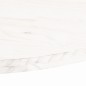 vidaXL Tablero de mesa ovalado madera maciza pino blanco 100x50x2,5 cm vidaXL Tablero de mesa ovalado madera maciza pino blanco 100x50x2,5 cm