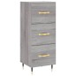 vidaXL Aparador alto madera contrachapada gris Sonoma 34,5x34x180 cm vidaXL Aparador alto madera contrachapada gris Sonoma 34,5x34x180 cm