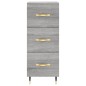 vidaXL Aparador alto madera contrachapada gris Sonoma 34,5x34x180 cm vidaXL Aparador alto madera contrachapada gris Sonoma 34,5x34x180 cm