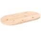 vidaXL Tablero de mesa ovalado madera maciza de pino 60x30x2,5 cm vidaXL Tablero de mesa ovalado madera maciza de pino 60x30x2,5 cm
