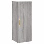 vidaXL Aparador alto madera contrachapada gris Sonoma 34,5x34x180 cm vidaXL Aparador alto madera contrachapada gris Sonoma 34,5x34x180 cm