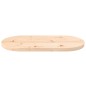 vidaXL Tablero de mesa ovalado madera maciza de pino 60x30x2,5 cm vidaXL Tablero de mesa ovalado madera maciza de pino 60x30x2,5 cm