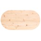 vidaXL Tablero de mesa ovalado madera maciza de pino 60x30x2,5 cm vidaXL Tablero de mesa ovalado madera maciza de pino 60x30x2,5 cm