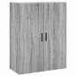 vidaXL Aparador alto madera contrachapada gris sonoma 69,5x34x180 cm vidaXL Aparador alto madera contrachapada gris sonoma 69,5x34x180 cm