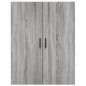 vidaXL Aparador alto madera contrachapada gris sonoma 69,5x34x180 cm vidaXL Aparador alto madera contrachapada gris sonoma 69,5x34x180 cm