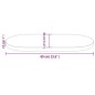 vidaXL Tablero de mesa ovalado madera maciza de pino 60x30x2,5 cm vidaXL Tablero de mesa ovalado madera maciza de pino 60x30x2,5 cm