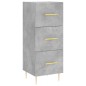vidaXL Aparador de madera contrachapada gris hormigón 34,5x34x180 cm vidaXL Aparador de madera contrachapada gris hormigón 34,5x34x180 cm