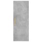 vidaXL Aparador de madera contrachapada gris hormigón 34,5x34x180 cm vidaXL Aparador de madera contrachapada gris hormigón 34,5x34x180 cm