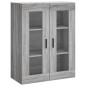 vidaXL Aparador alto madera contrachapada gris sonoma 69,5x34x180 cm vidaXL Aparador alto madera contrachapada gris sonoma 69,5x34x180 cm