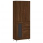vidaXL Aparador alto madera contrachapada marrón roble 69,5x34x180 cm vidaXL Aparador alto madera contrachapada marrón roble 69,5x34x180 cm