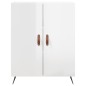vidaXL Aparador alto madera contrachapada blanco brillo 69,5x34x180 cm vidaXL Aparador alto madera contrachapada blanco brillo 69,5x34x180 cm