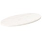 vidaXL Tablero de mesa ovalado madera maciza pino blanco 70x35x2,5 cm vidaXL Tablero de mesa ovalado madera maciza pino blanco 70x35x2,5 cm