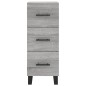 vidaXL Aparador alto madera contrachapada gris Sonoma 34,5x34x180 cm vidaXL Aparador alto madera contrachapada gris Sonoma 34,5x34x180 cm