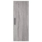 vidaXL Aparador alto madera contrachapada gris Sonoma 34,5x34x180 cm vidaXL Aparador alto madera contrachapada gris Sonoma 34,5x34x180 cm