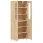 vidaXL Aparador alto madera contrachapada color roble 69,5x34x180 cm vidaXL Aparador alto madera contrachapada color roble 69,5x34x180 cm