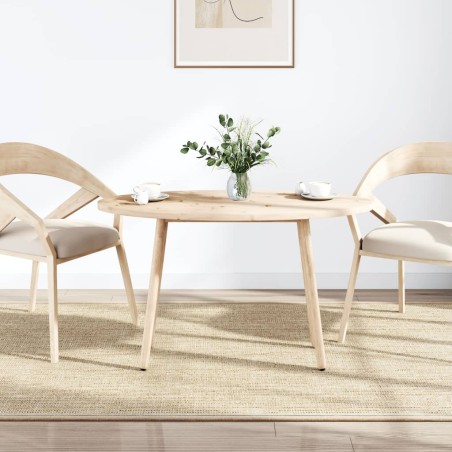 vidaXL Tablero de mesa ovalado madera maciza de pino 110x55x2,5 cm