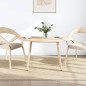 vidaXL Tablero de mesa ovalado madera maciza de pino 110x55x2,5 cm