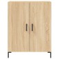 vidaXL Aparador alto madera contrachapada color roble 69,5x34x180 cm vidaXL Aparador alto madera contrachapada color roble 69,5x34x180 cm
