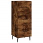 vidaXL Aparador de madera contrachapada roble ahumado 34,5x34x180 cm vidaXL Aparador de madera contrachapada roble ahumado 34,5x34x180 cm