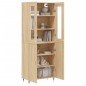 vidaXL Aparador alto madera contrachapada color roble 69,5x34x180 cm vidaXL Aparador alto madera contrachapada color roble 69,5x34x180 cm